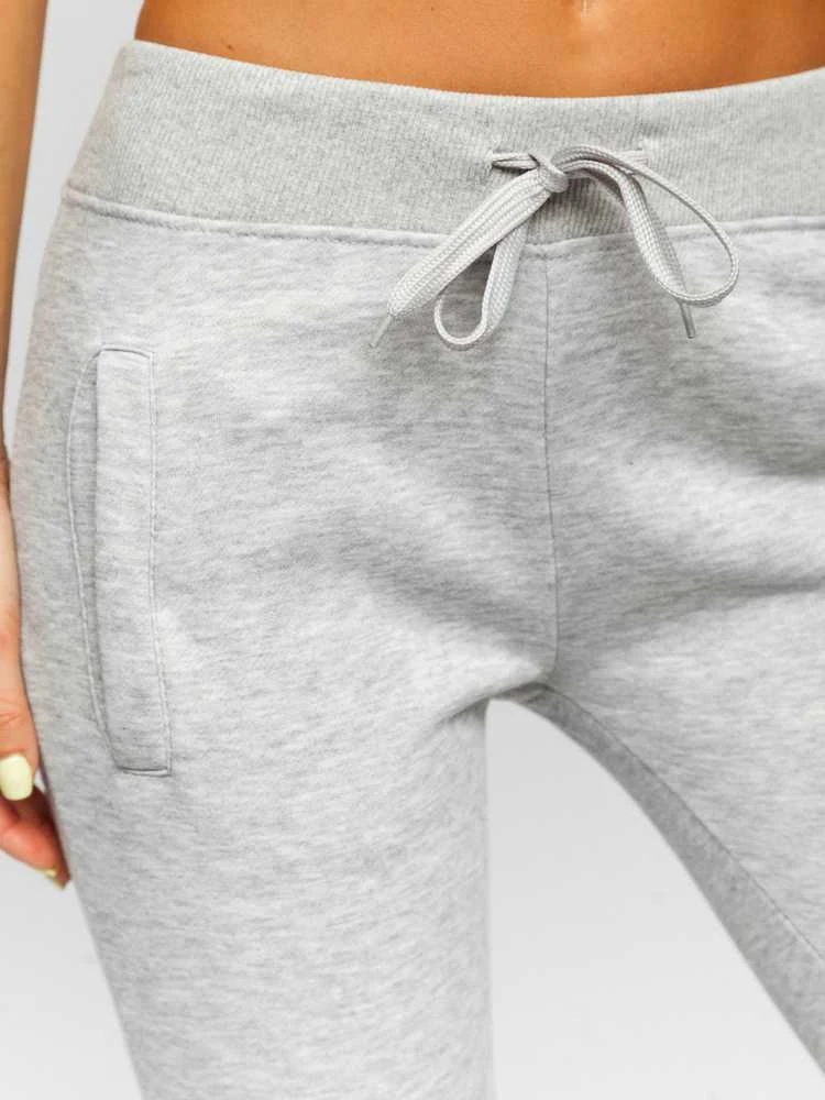 J.Style Sportinės Kelnės Moterims Fleece Pilkas 68CK01-2