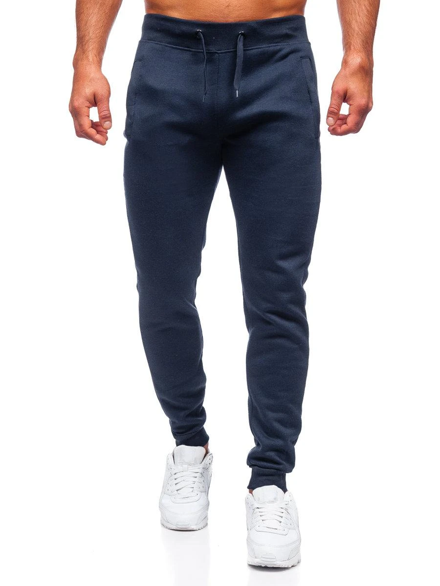 J.Style Sportinės Kelnės Vyrams Fleece Mėlyna 68XW01-25