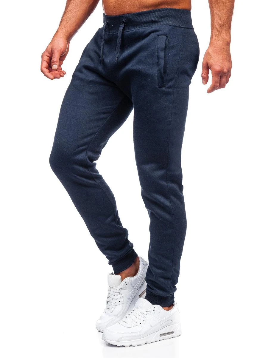 J.Style Sportinės Kelnės Vyrams Fleece Mėlyna 68XW01-25