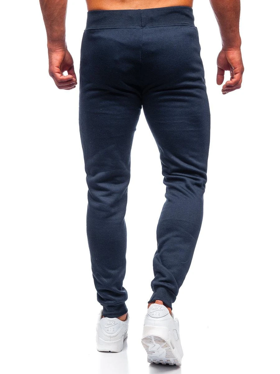 J.Style Sportinės Kelnės Vyrams Fleece Mėlyna 68XW01-25