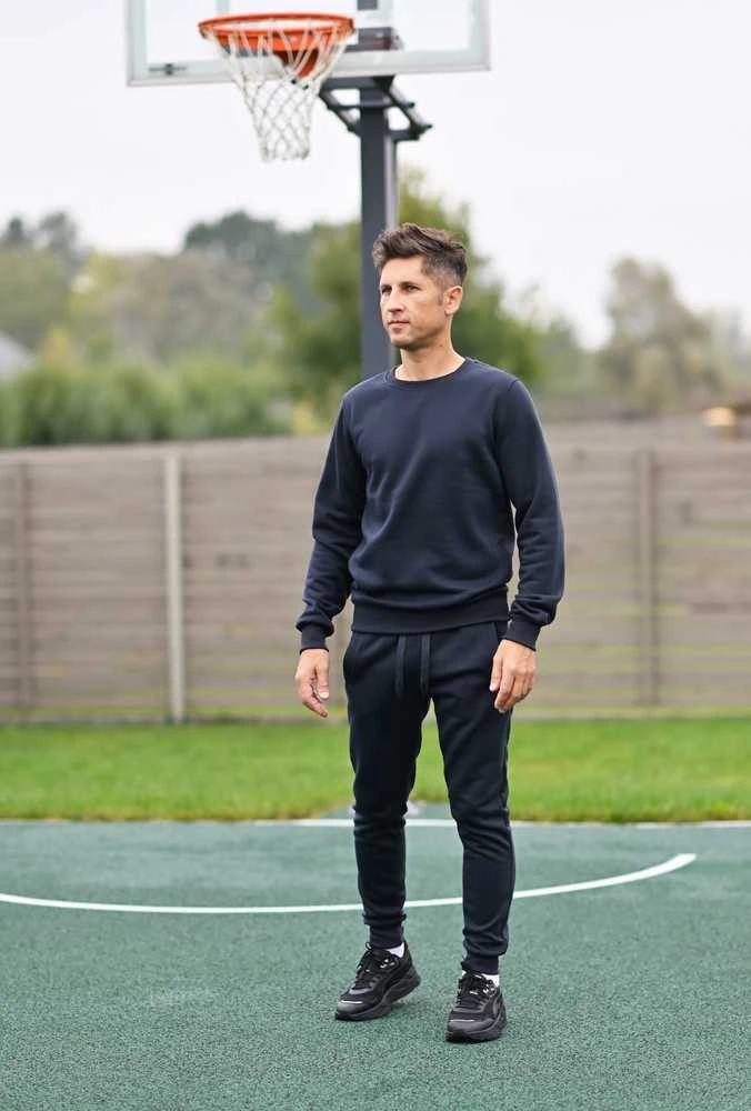 J.Style Sportinis Kostiumas Vyrams Fleece Mėlyna 68C10380-25