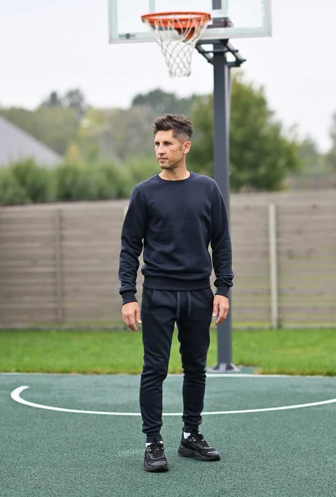 J.Style Sportinis Kostiumas Vyrams Fleece Mėlyna 68C10380-25