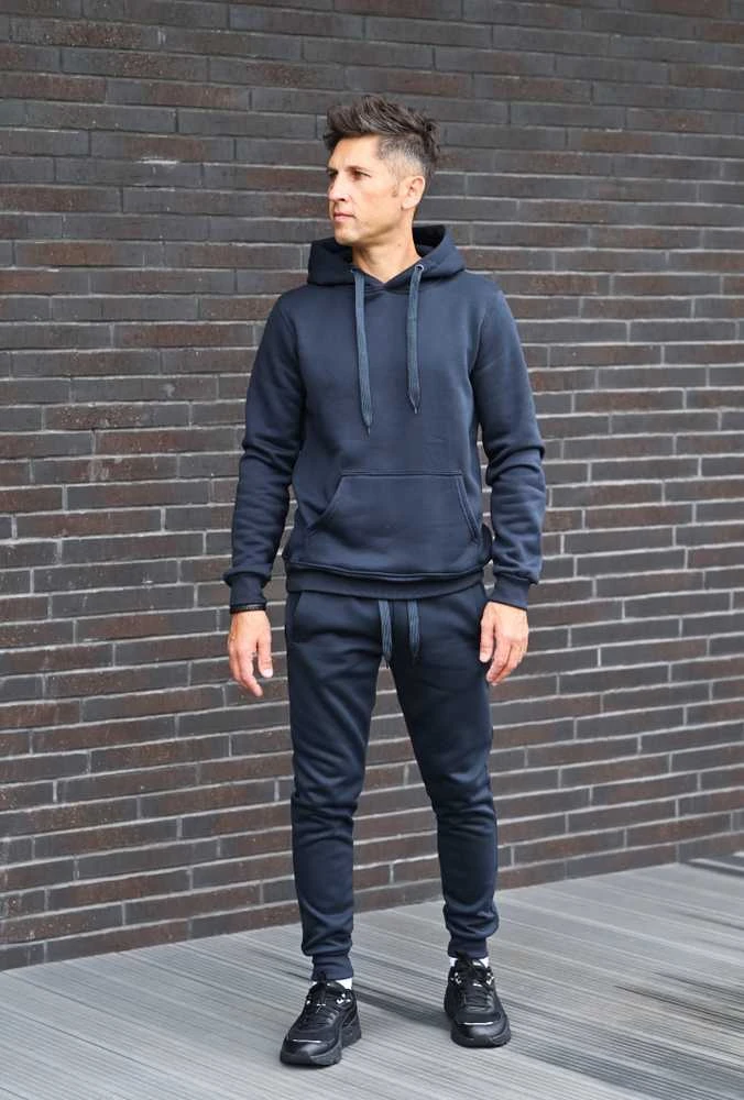J.Style Sportinis Kostiumas Vyrams Fleece Mėlyna 68C10381-25