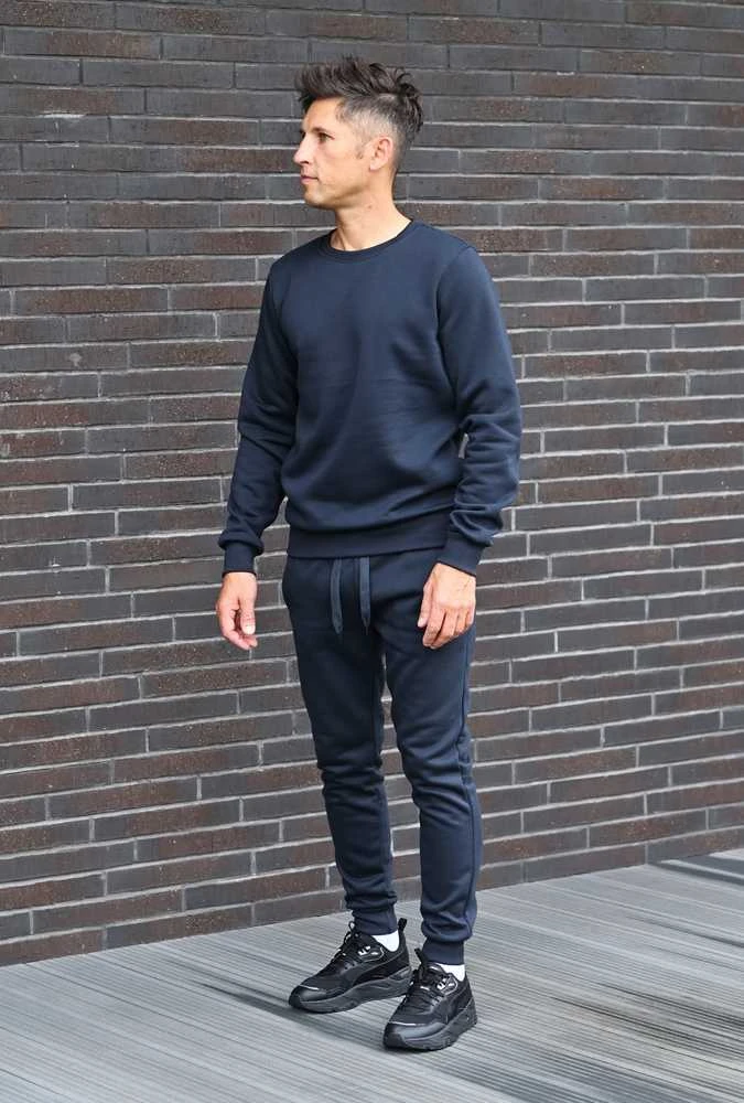 J.Style Sportinis Kostiumas Vyrams Fleece Mėlyna 68C10380-25