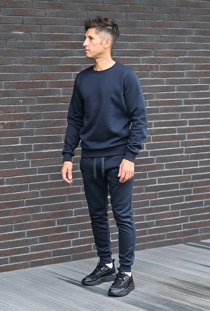 J.Style Sportinis Kostiumas Vyrams Fleece Mėlyna 68C10380-25