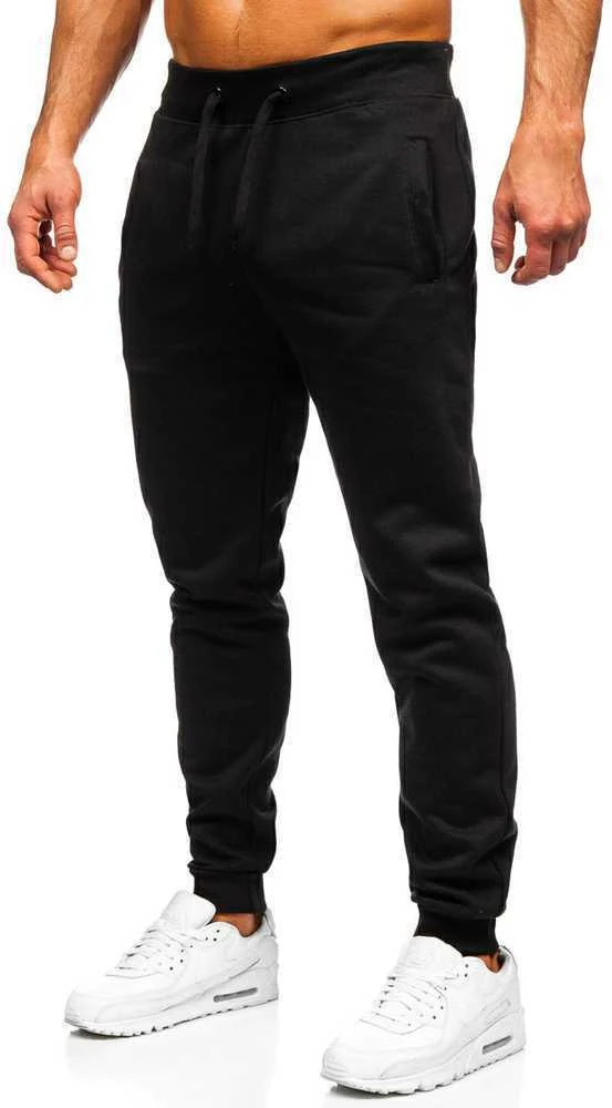J.Style Sportinis Kostiumas Vyrams Fleece Juodas 68C10380-3