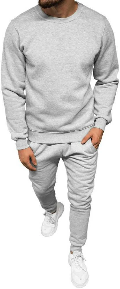 J.Style Sportinis Kostiumas Vyrams Fleece Pilkas 68C10380-2