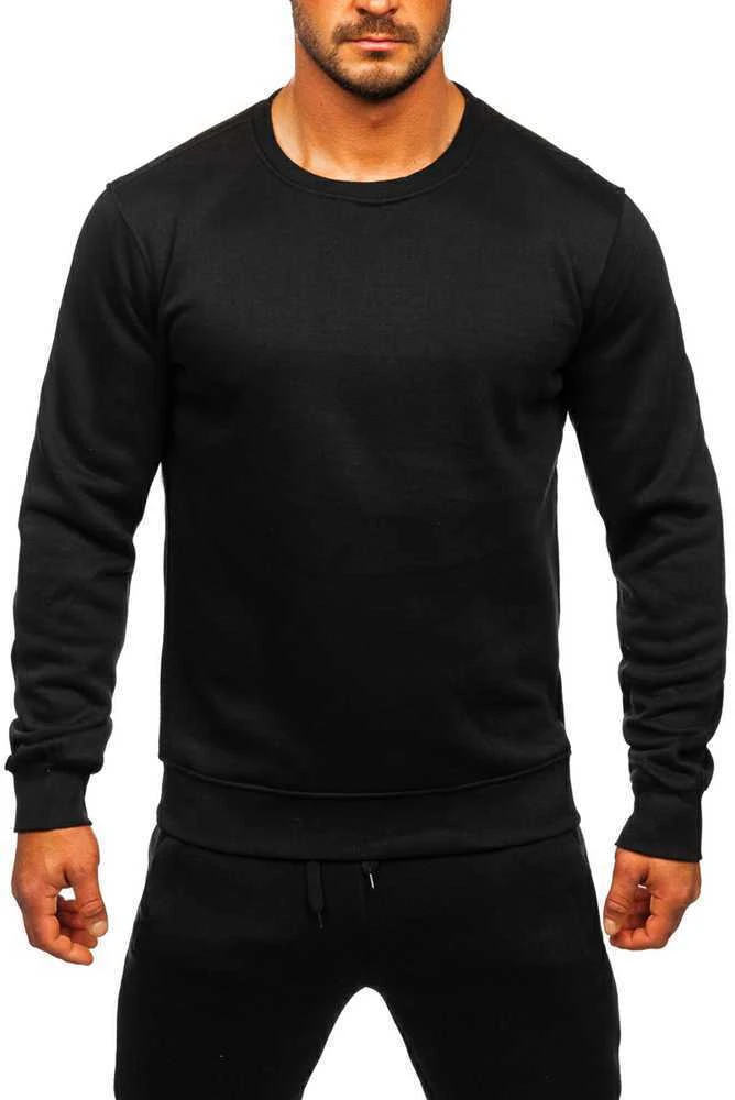 J.Style Sportinis Kostiumas Vyrams Fleece Juodas 68C10380-3