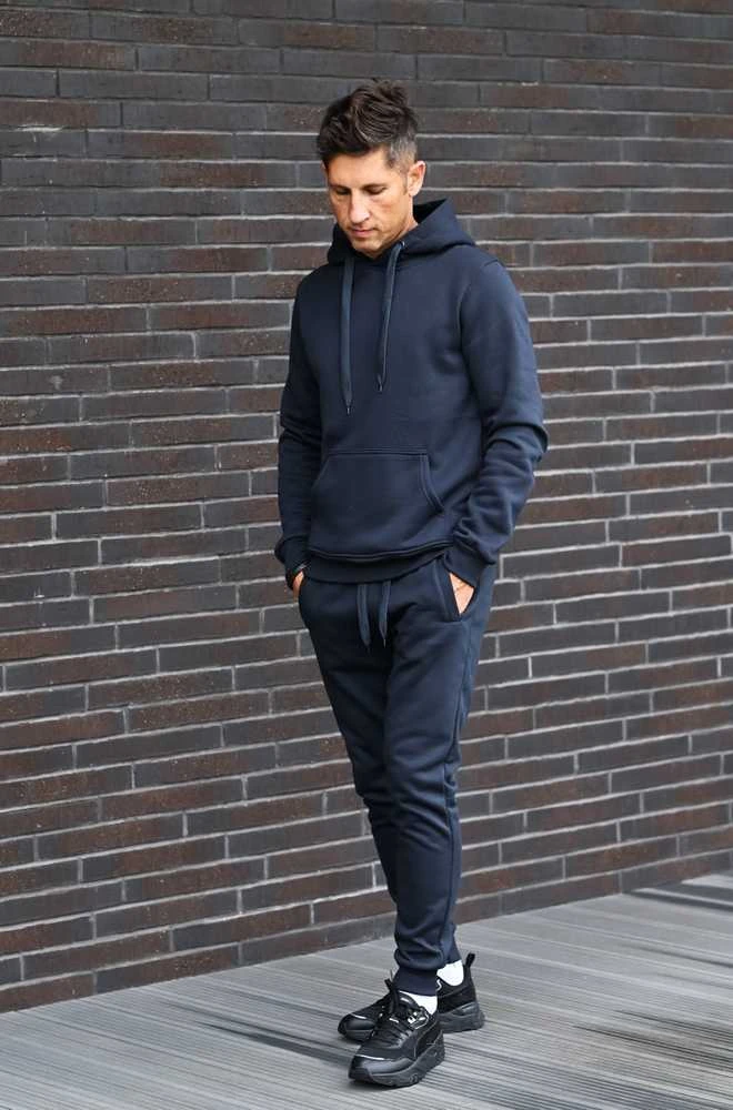 J.Style Sportinis Kostiumas Vyrams Fleece Mėlyna 68C10381-25