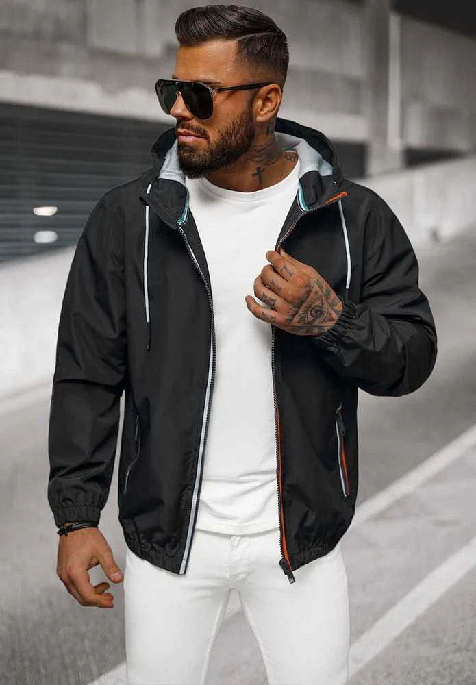 J.Style Striukė Vyrams Juodas 5M802-392