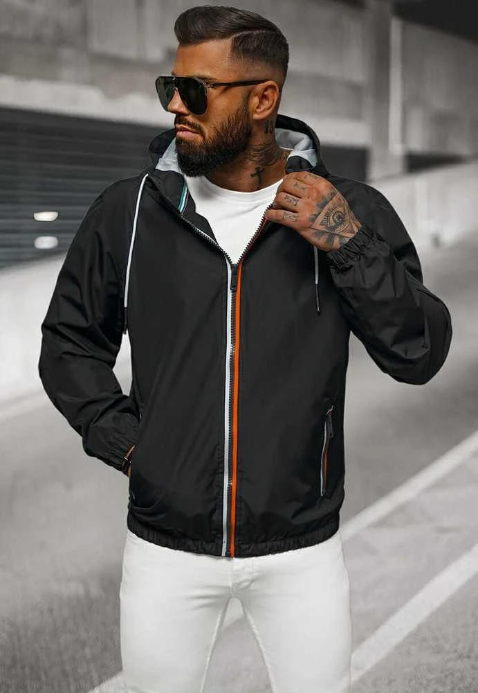 J.Style Striukė Vyrams Juodas 5M802-392