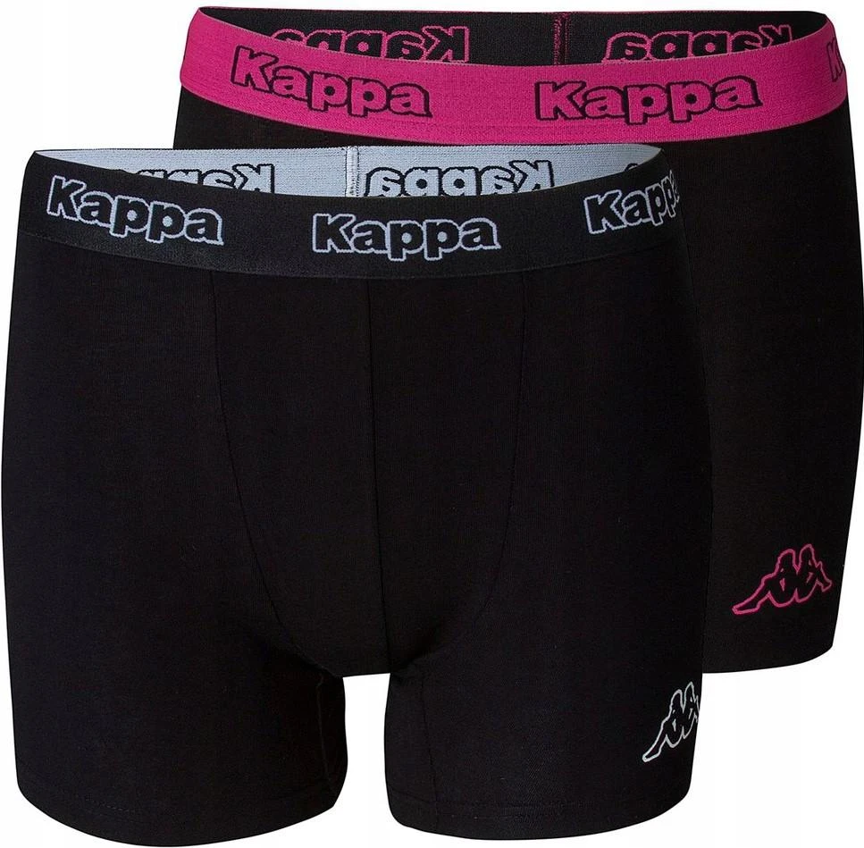 Kappa Apatiniai Boxers 2 - Pack Juodas Rožinė