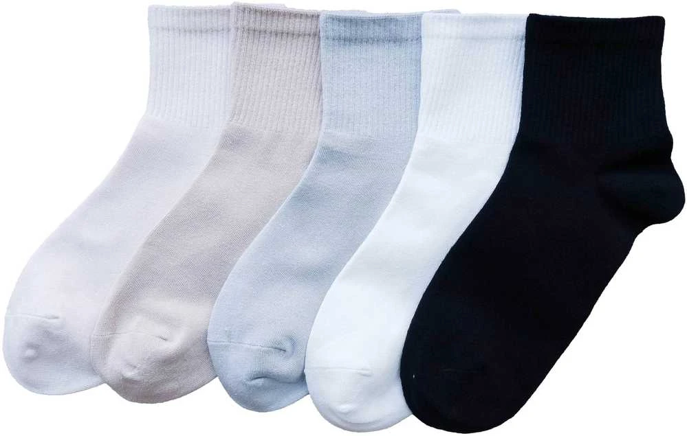Alina Kojinės Unisex 5pp Pilkas Juodas Baltas Rožinė BL23044