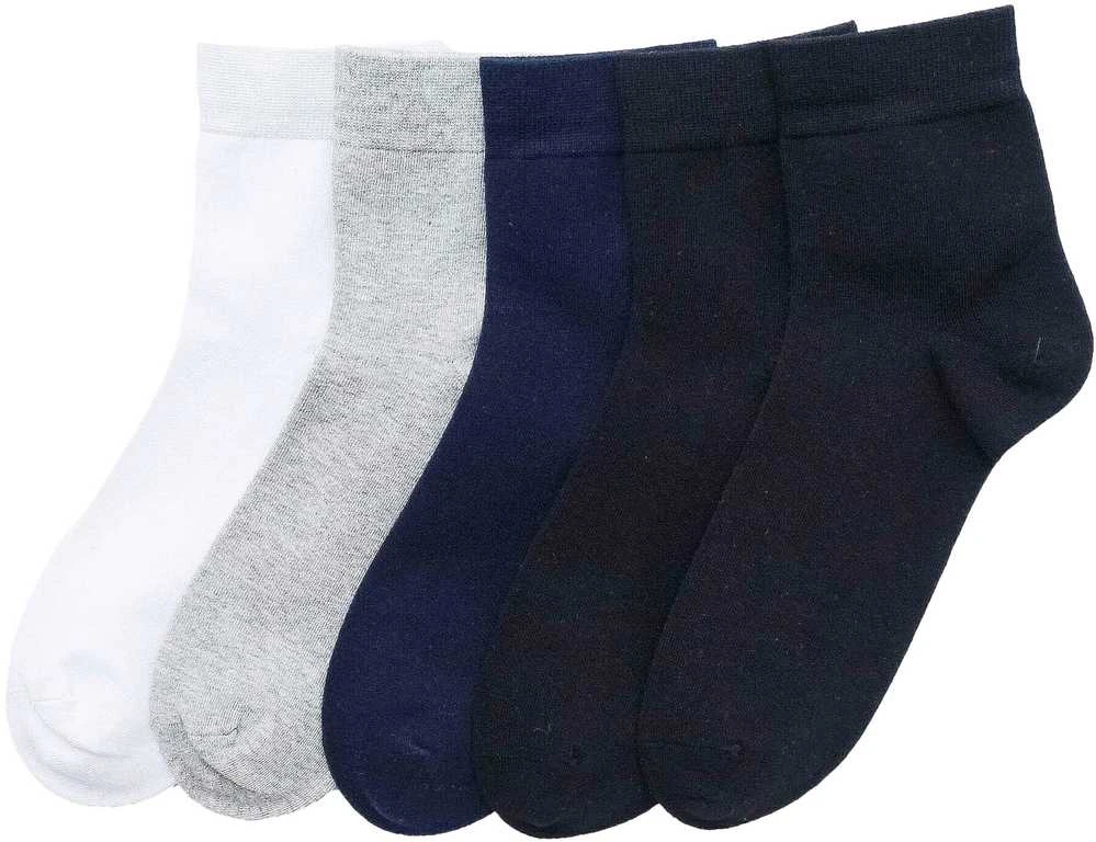 Apollon Kojinės 5pp Unisex Juodas Baltas Mėlyna Pilkas BL13033A
