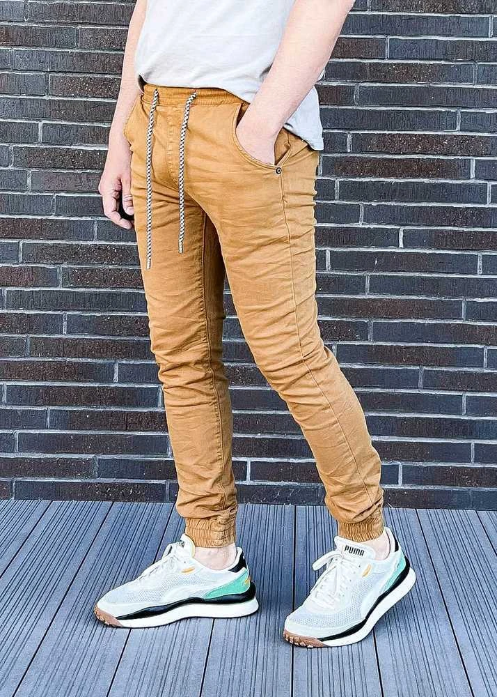 M.Sara Džinsai Vyrams Brown KA6792-17