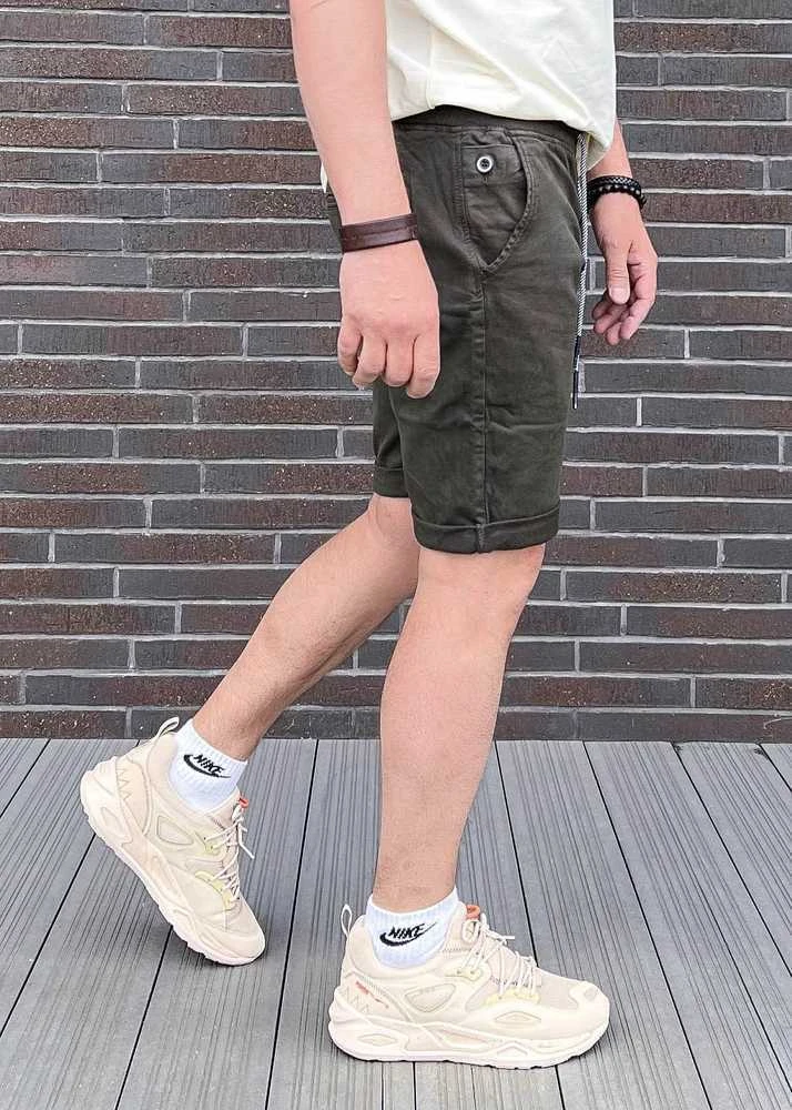 M.Sara Šortai Vyrams Khaki KG3722-22