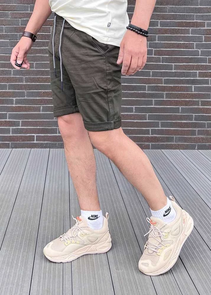 M.Sara Šortai Vyrams Khaki KG3722-22