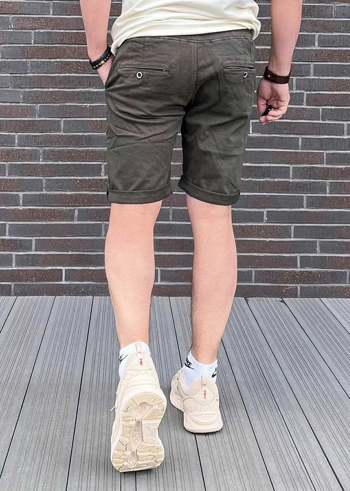 M.Sara Šortai Vyrams Khaki KG3722-22