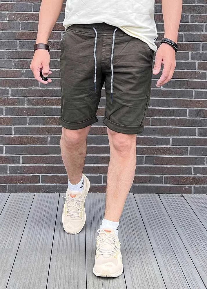 M.Sara Šortai Vyrams Khaki KG3722-22