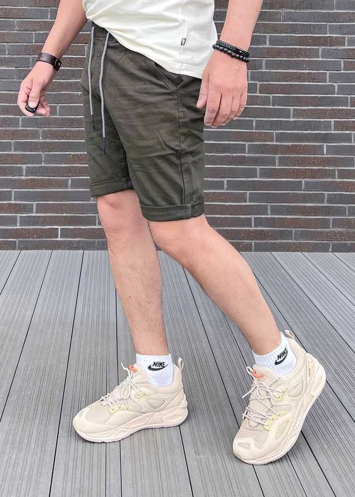 M.Sara Šortai Vyrams Khaki KG3722-22