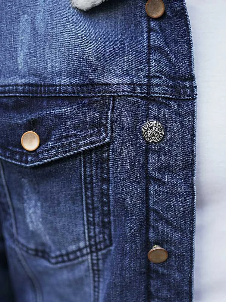 New Boy Džinsinė Striukė Vyrams Mėlyna MJ513BS