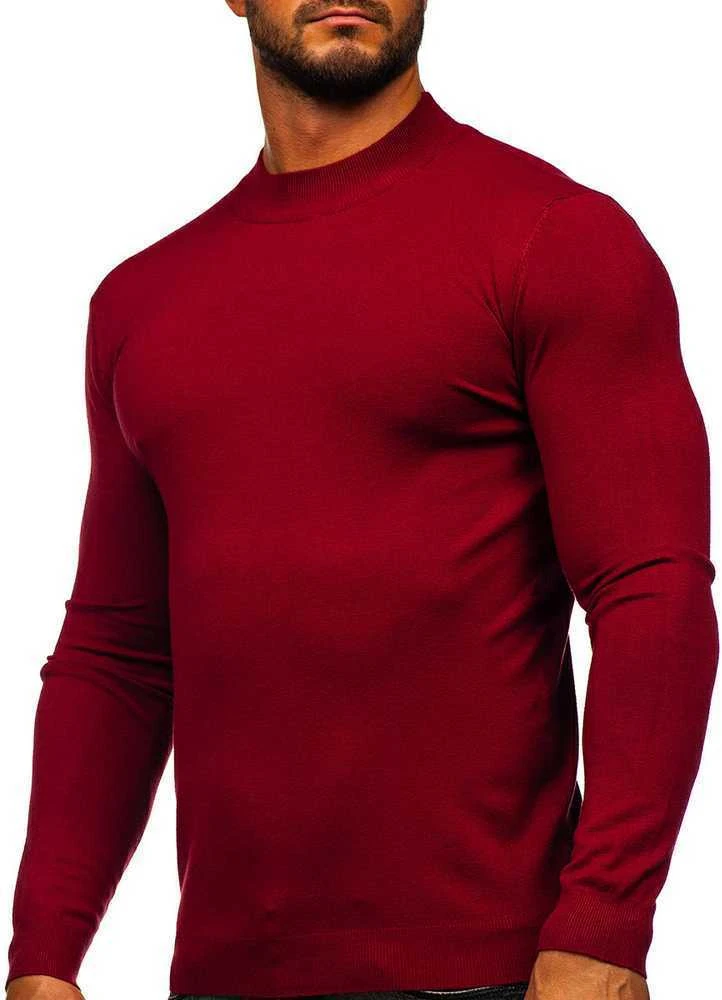 New Boy Megztinis Vyrams Bordo MMB603-7