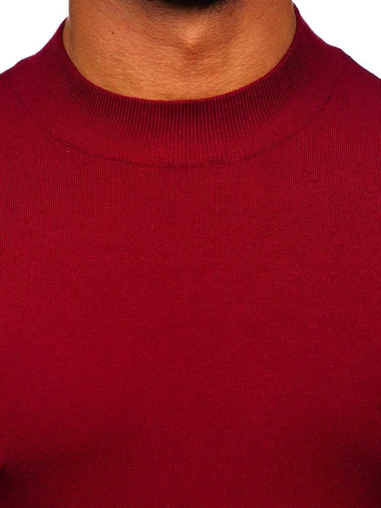 New Boy Megztinis Vyrams Bordo MMB603-7