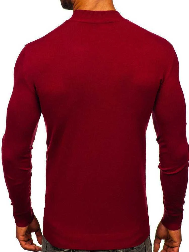 New Boy Megztinis Vyrams Bordo MMB603-7