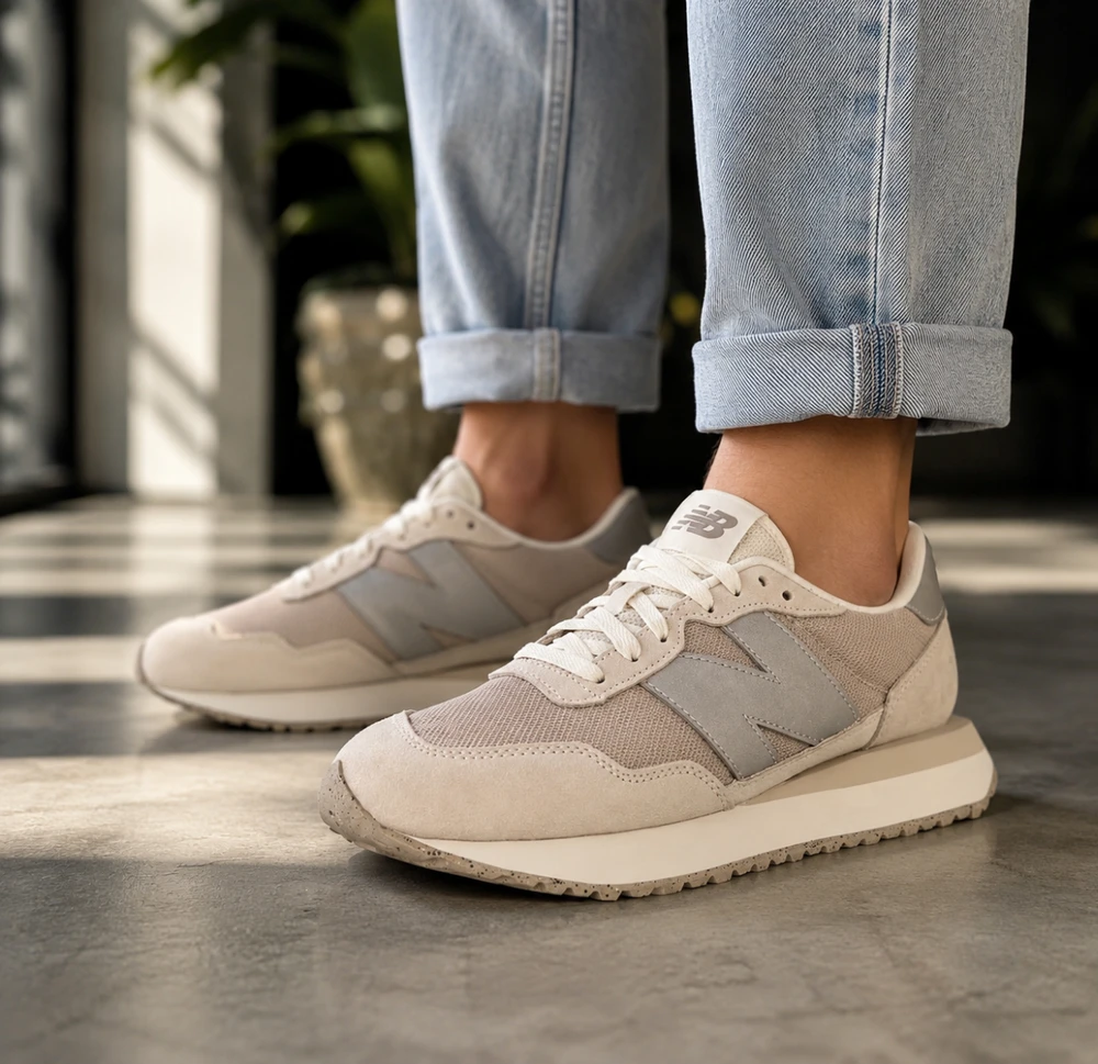 New_Balance New Balance Avalynė Moterims 237 Running Pilkas Baltas Lilac WS237MSB