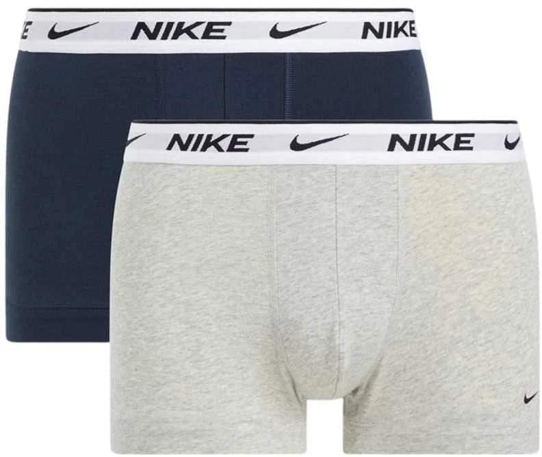Nike Apatiniai Vyrams Eday Cotton Strch 2Pk Trunk Mėlyna Pilkas KE1085 402