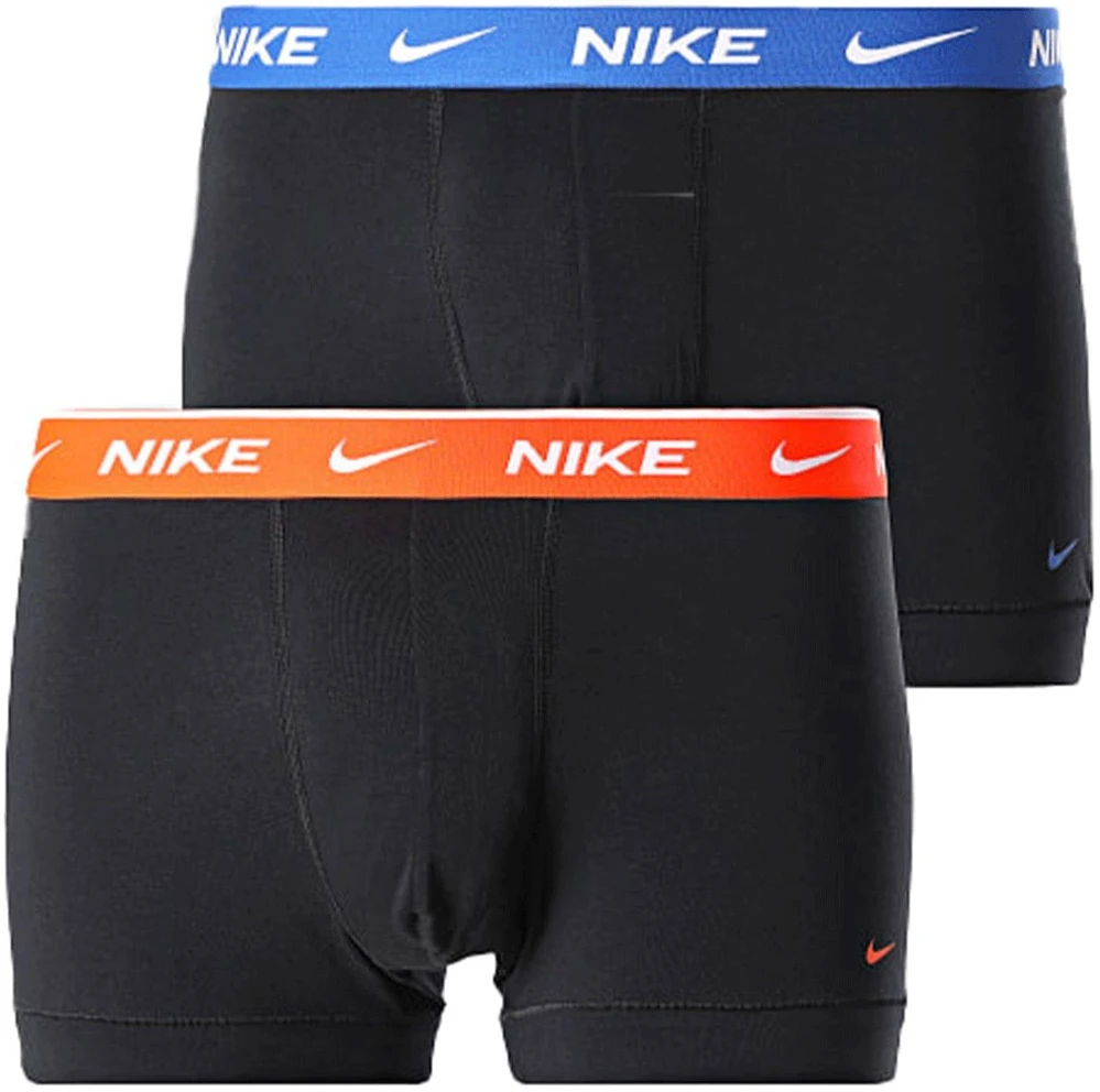 Nike Apatiniai Vyrams Eday Cotton Stretch Trunk 2Pk Juodas KE1085 TVZ