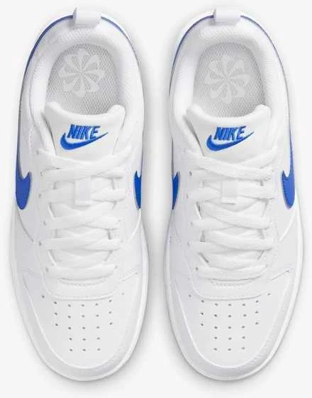 Nike Avalynė Paaugliams Court Borough Low Baltas Mėlyna DV5456 110