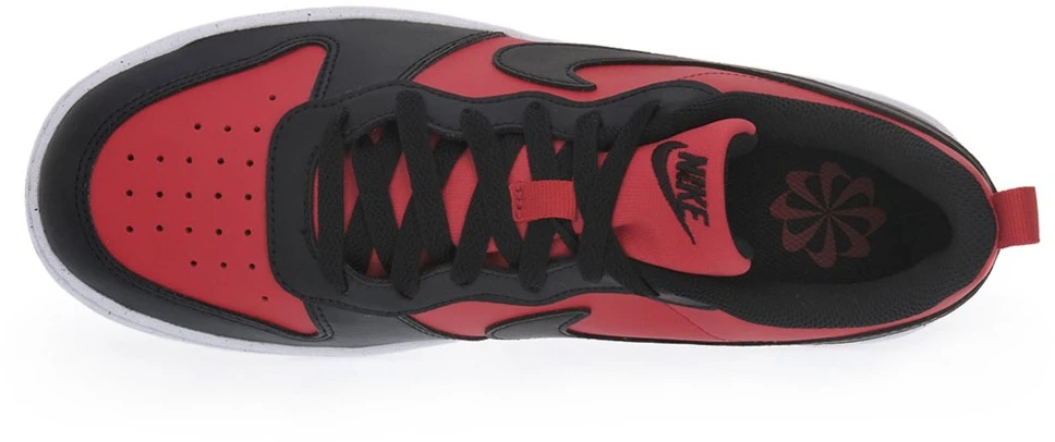 Nike Avalynė Paaugliams Court Borough Low Baltas Raudona Juodas DV5456 600
