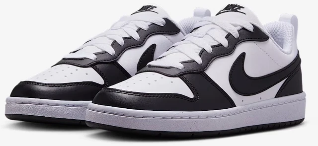 Nike Avalynė Paaugliams Court Borough Low Juodas Baltas DV5456 131