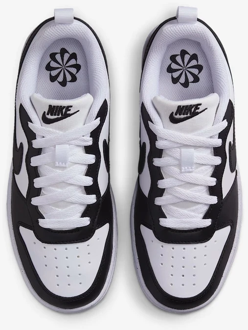 Nike Avalynė Paaugliams Court Borough Low Juodas Baltas DV5456 131