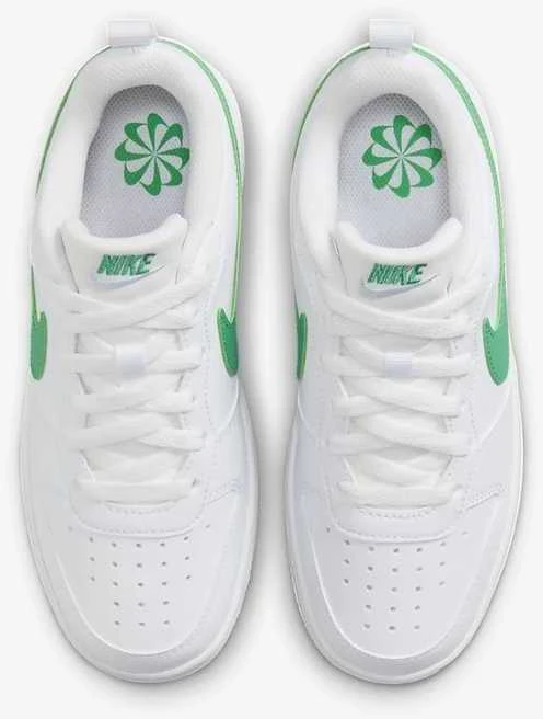 Nike Avalynė Paaugliams Court Borough Low Baltas Žalias DV5456 109