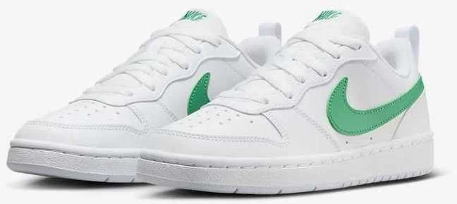 Nike Avalynė Paaugliams Court Borough Low Baltas Žalias DV5456 109
