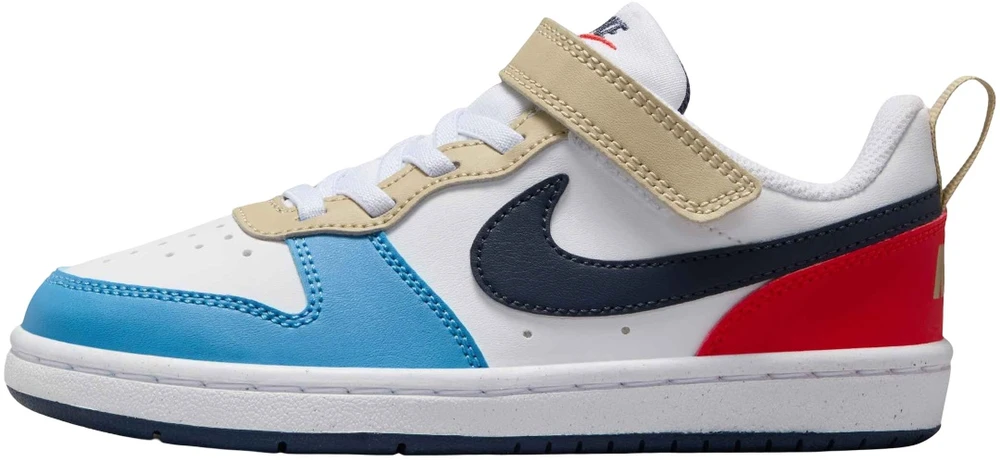 Nike Avalynė Paaugliams Court Borough Low Baltas Mėlyna Raudona DV5457 124