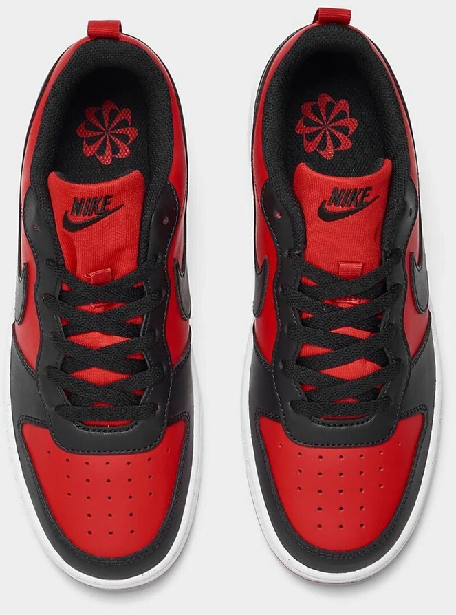 Nike Avalynė Paaugliams Court Borough Low Baltas Raudona Juodas DV5456 600