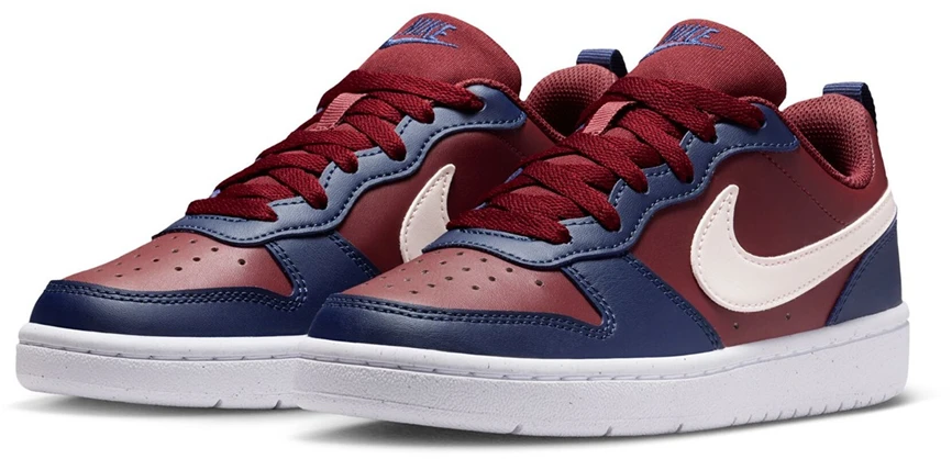 Nike Avalynė Paaugliams Court Borough Low Dark Mėlyna Bordo DV5456 602