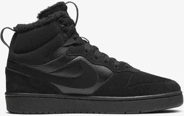 Nike Avalynė Paaugliams Court Borough Mid 2 Boot Bg Juodas CQ4023 001