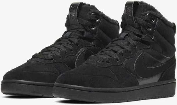 Nike Avalynė Paaugliams Court Borough Mid 2 Boot Bg Juodas CQ4023 001