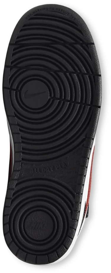 Nike Avalynė Paaugliams Court Borough Mid 2 Juodas Baltas Raudona CD7782 110