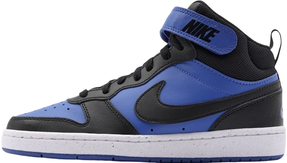 Nike Avalynė Paaugliams Court Borough Mid 2 Juodas Mėlyna CD7782 404
