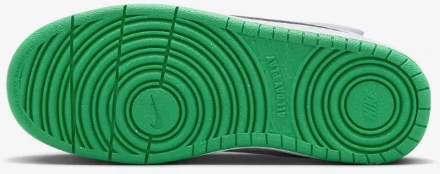 Nike Avalynė Paaugliams Court Borough Mid 2 Baltas Pilkas Žalias CD7782 115