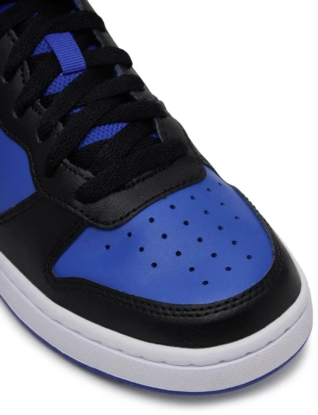 Nike Avalynė Paaugliams Court Borough Mid 2 Juodas Mėlyna CD7782 404