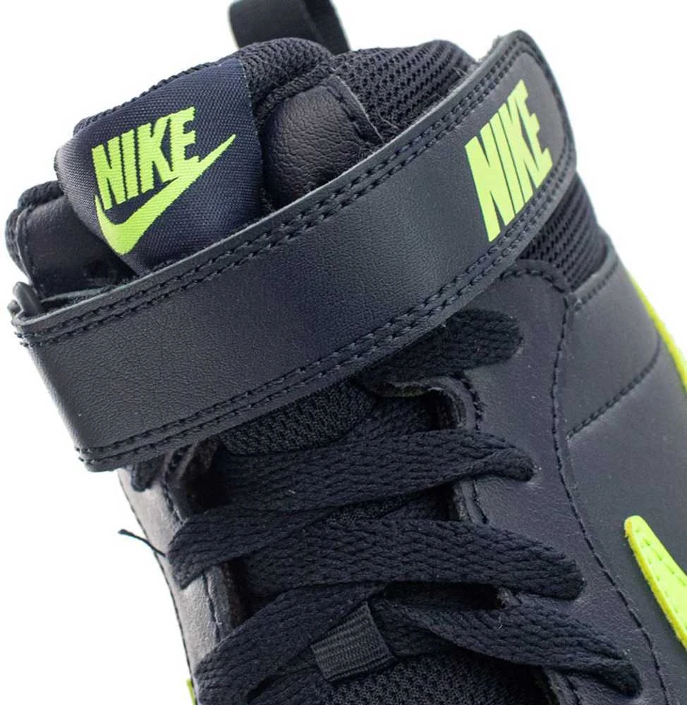 Nike Avalynė Paaugliams Court Borough Mid 2 Navy Žalias CD7782 403