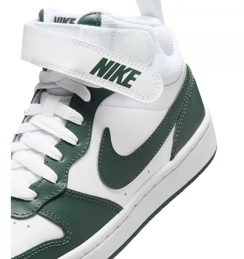 Nike Avalynė Paaugliams Court Borough Mid 2 Baltas Žalias CD7782 119