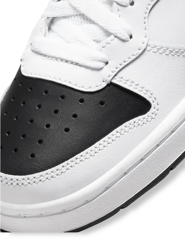 Nike Avalynė Paaugliams Court Borough Mid 2 Juodas Baltas Raudona CD7782 110