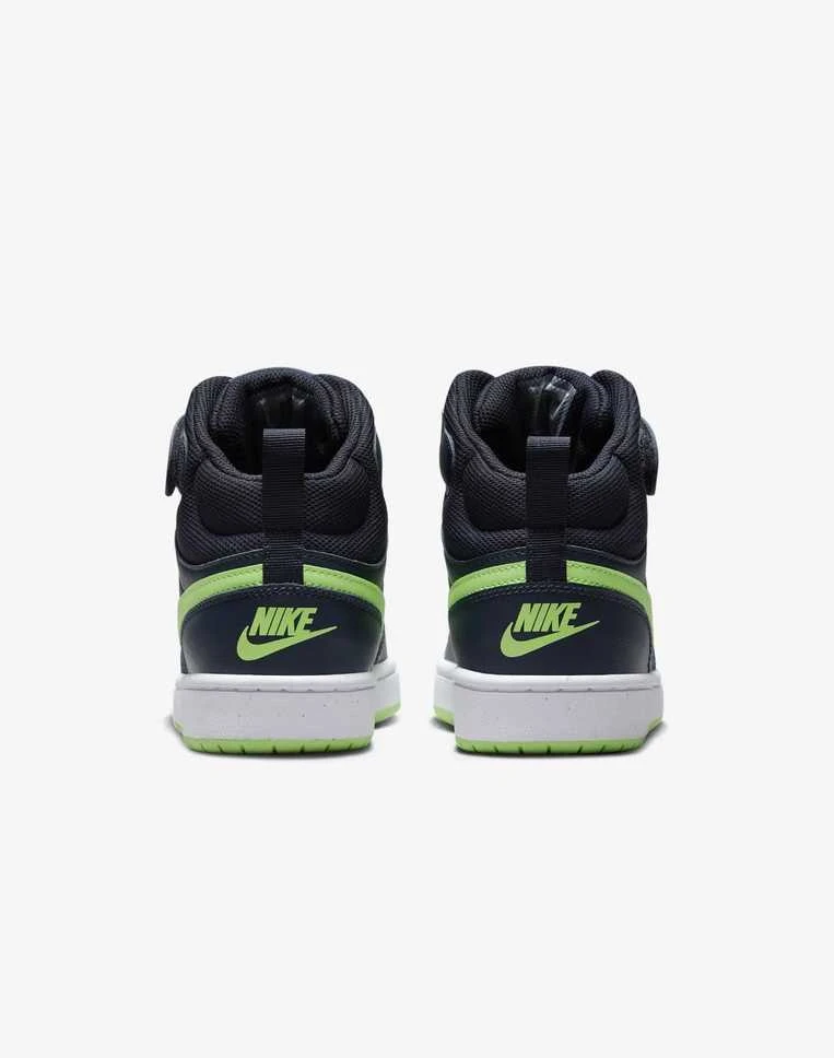 Nike Avalynė Paaugliams Court Borough Mid 2 Navy Žalias CD7782 403